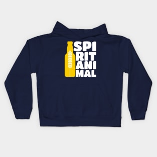 Beer Is My Spirit Animal - Wheat Hop Alcohol Kids Hoodie